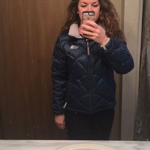 North face jacket with matching Sonoma scarf
